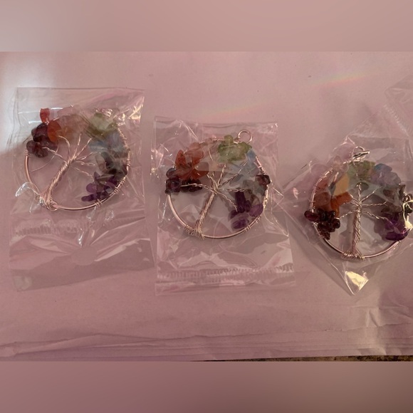 Tree of Life pendants - set of Three! 🌳 - Picture 1 of 5